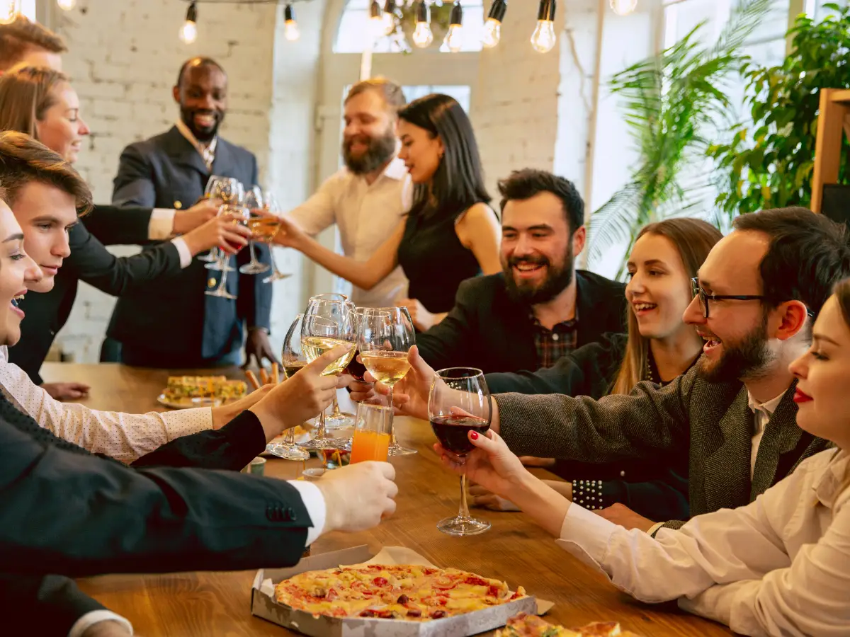 Professional corporate mixer with bar service
